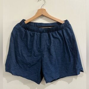 lululemon athletica Men's Navy Heather Athletic Shorts